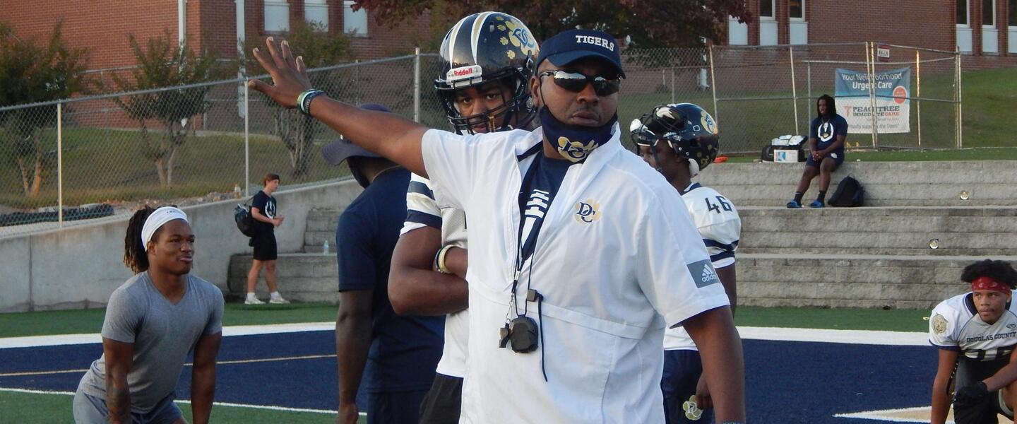 Douglas County coach Johnny White