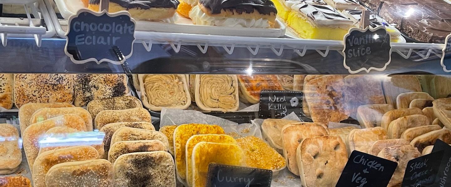 Pastry Case at Australian Bakery Cafe