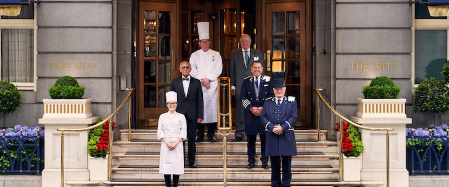 Staff at the Ritz