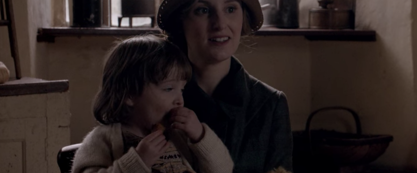 Edith and child.