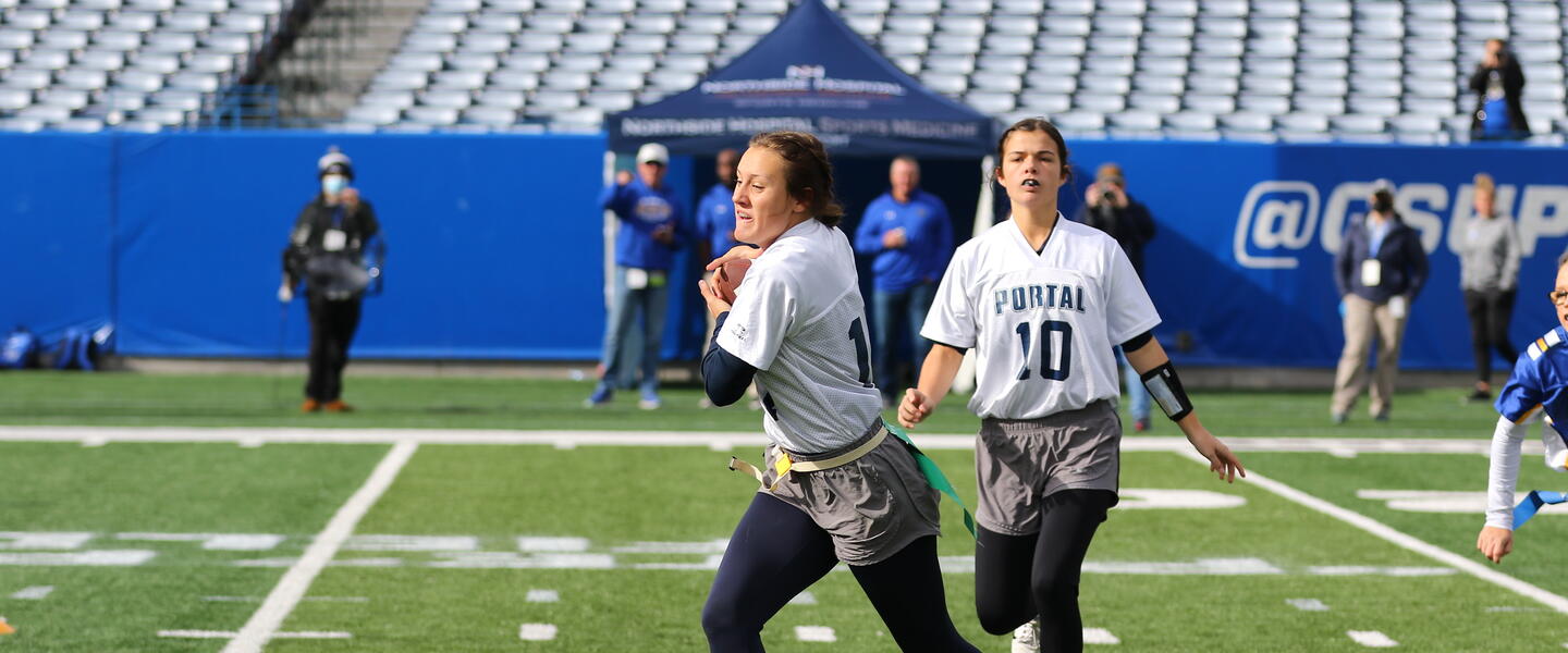 Portal Flag Football players in the GHSA 2021 Championship game 