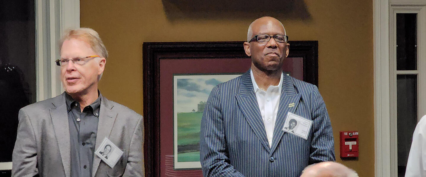 Shack and Charles at the reunion