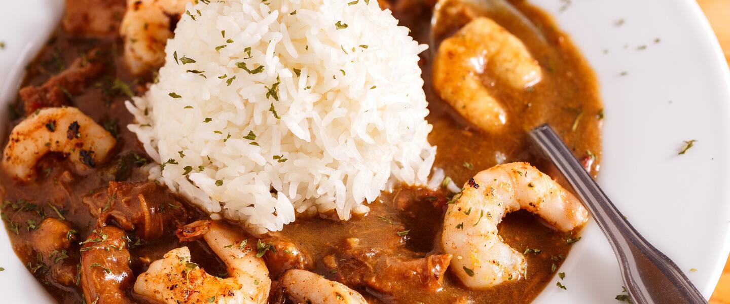 A bowl of gumbo