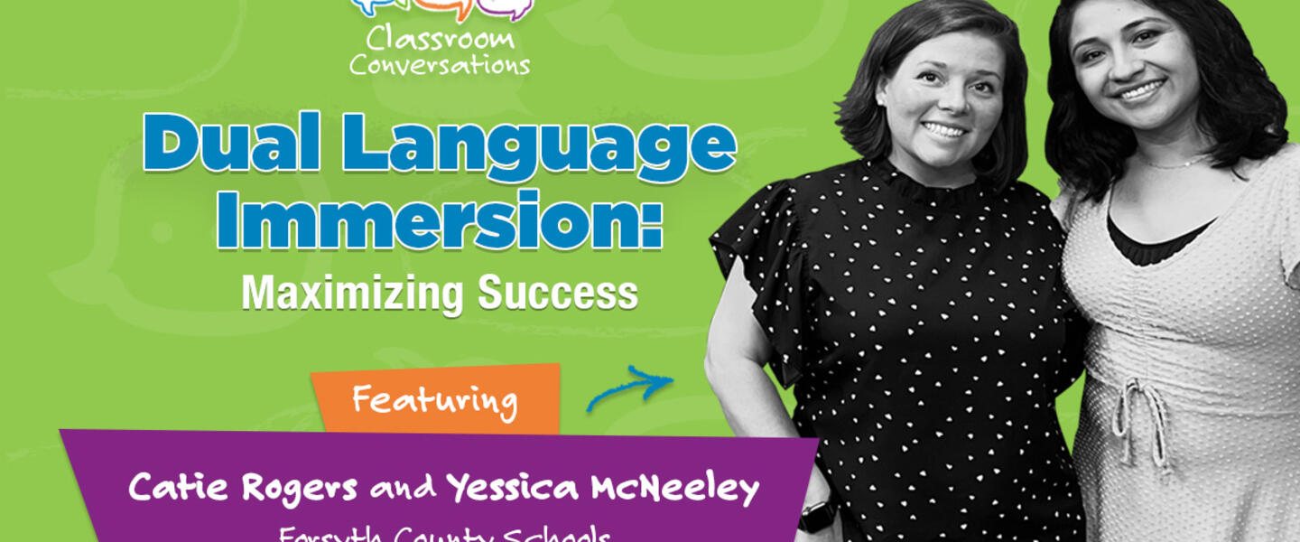 Catie Rogers and Yessica McNeeley in Classroom Conversations
