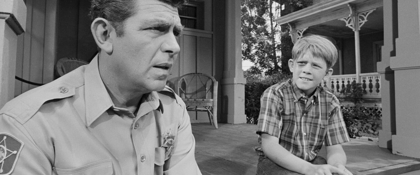 Andy and Opie from the Andy Griffith show