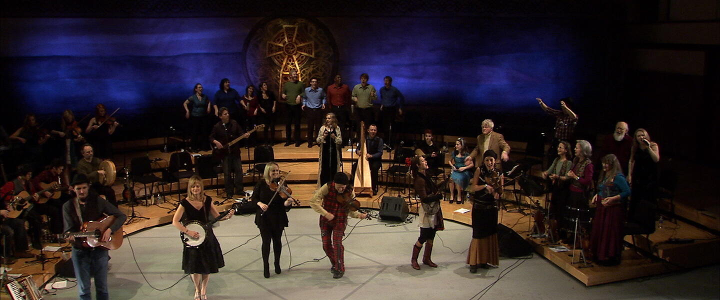 Musicians perform during A Southern Celtic Christmas Concert