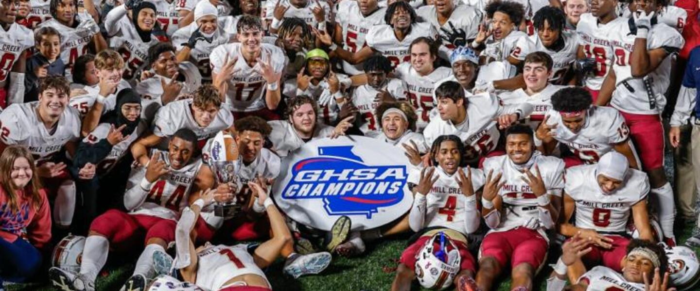 Mill Creek 2022 GHSA 7A Football State Champions