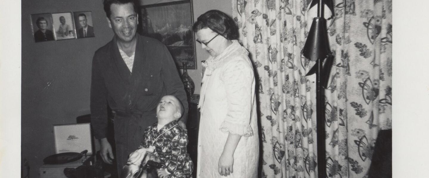 Chuck Reece Christmas morning photo