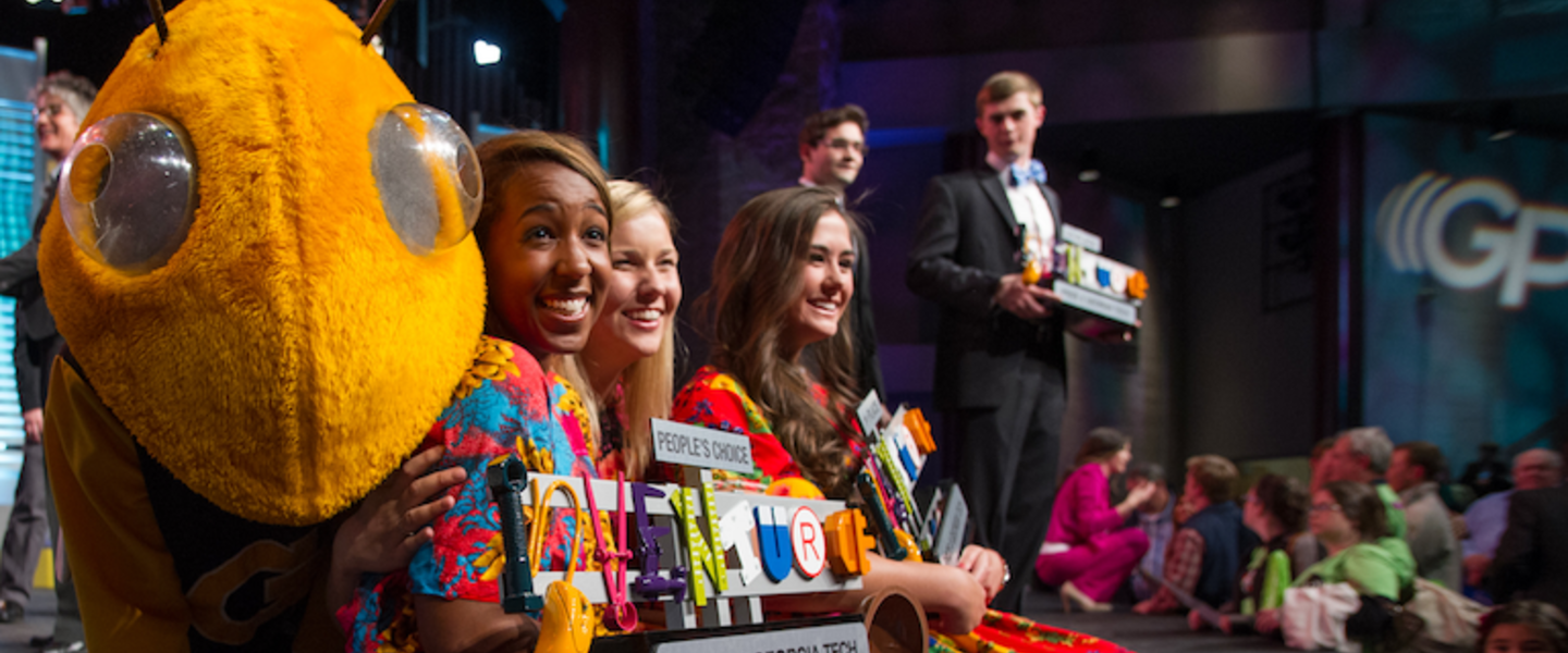 InVenture participants on stage.