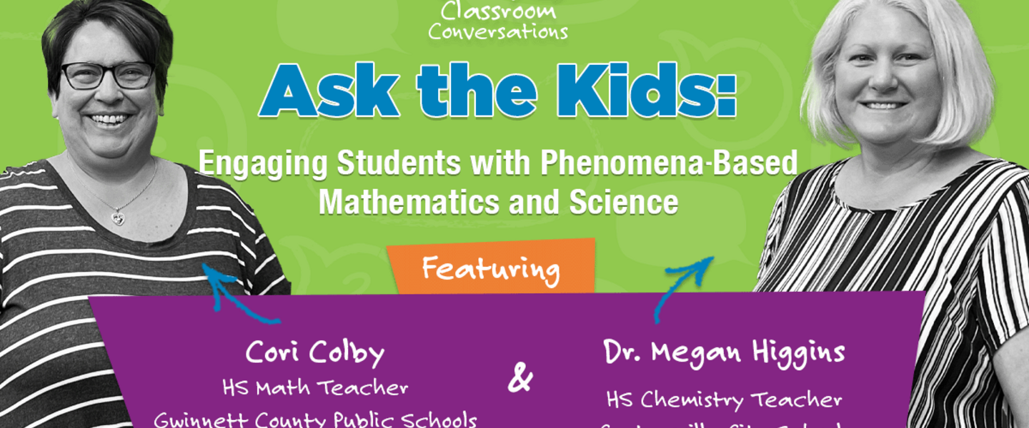 Cori Colby and Dr. Megan Higgins in Classroom Conversations