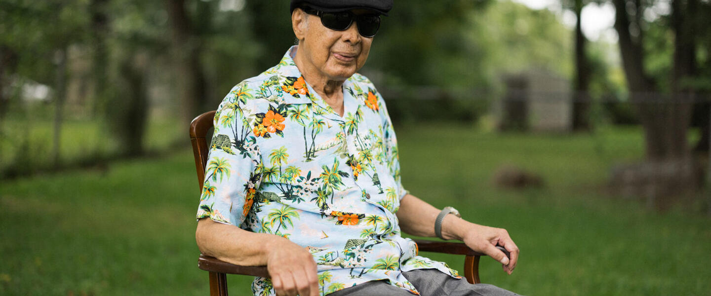 Blind Boys of Alabama member Jimmy Carter
