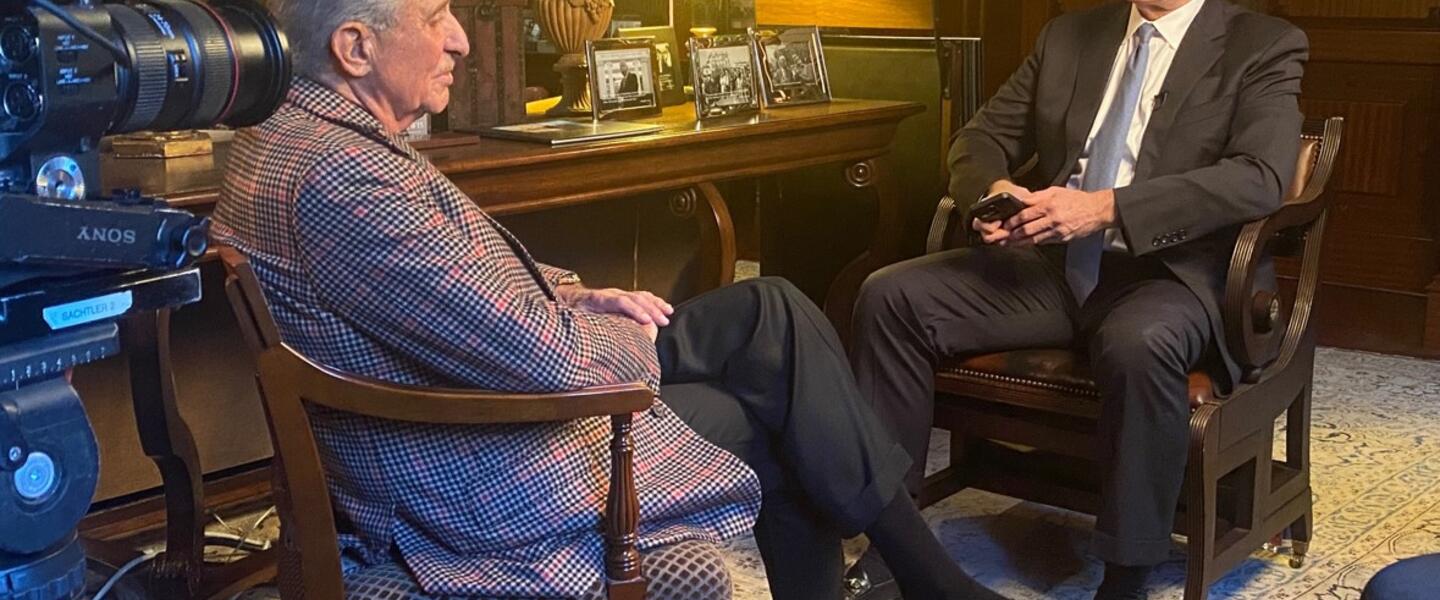 GPB's Jeff Hullinger interviews Home Depot cofounder and Atlanta Falcons owner Arthur Blank