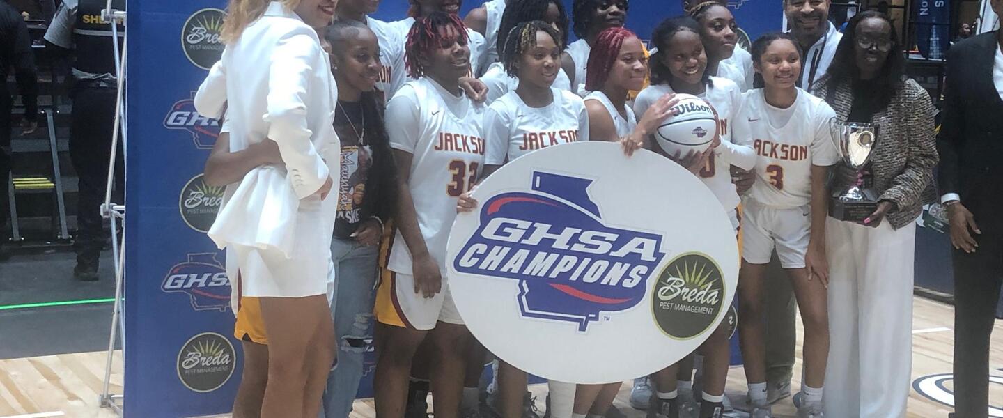 The Maynard Jackson girls won the Class 5A girls championship.