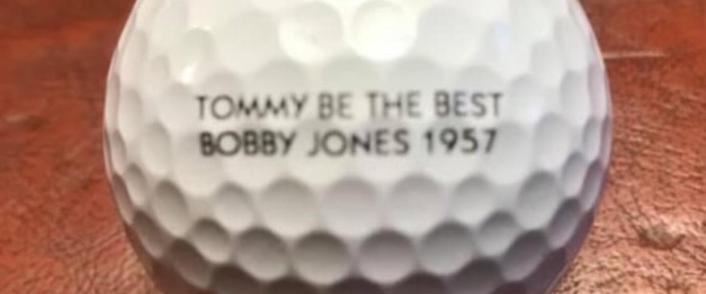 "I came to love golf because Bobby did,” Tommy Calhoun recalls.
