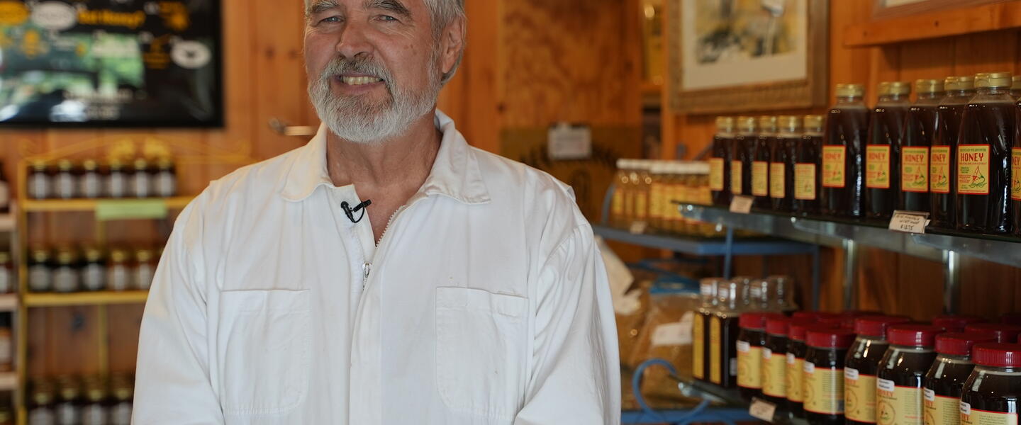 Bob Binnie of the Blue Ridge Honey Company