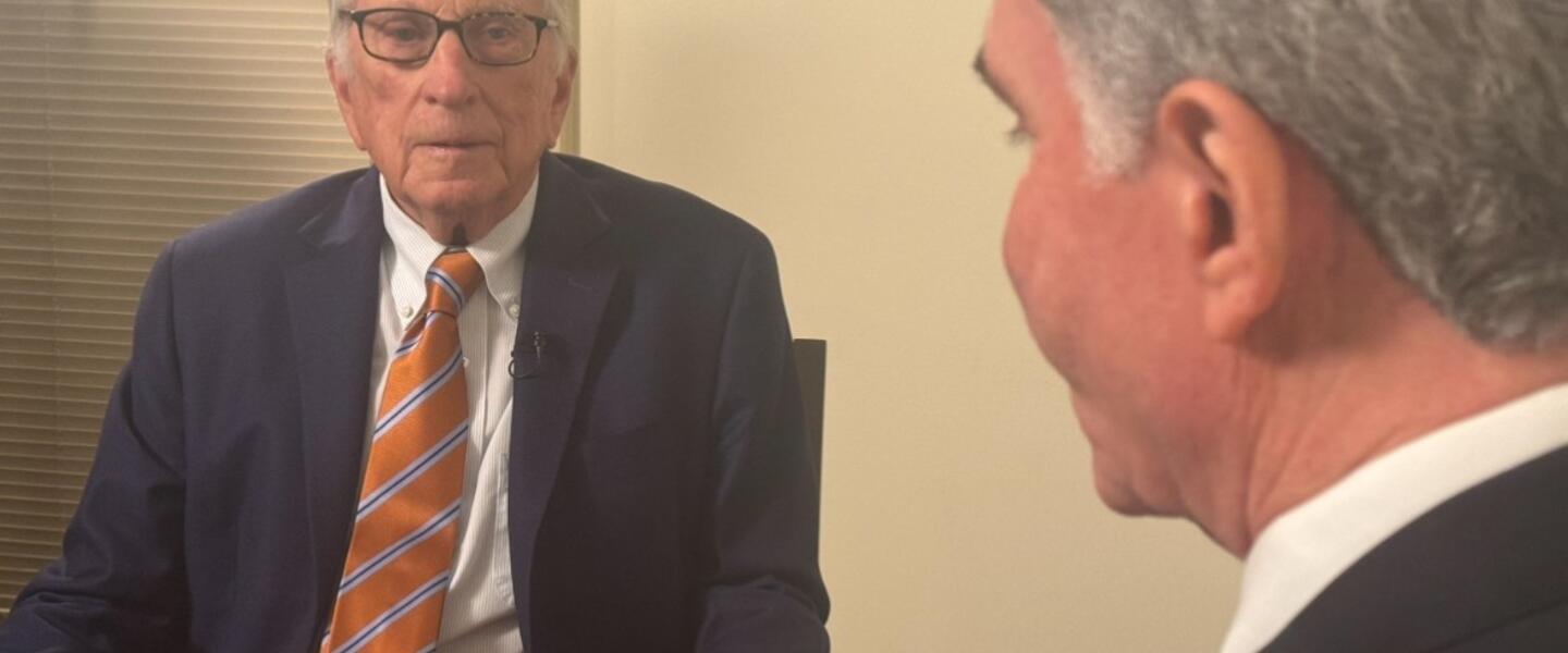 Along with our Georgia Public Broadcasting team, I chatted with former U.S. Senator Sam Nunn (1972-1997) inside the Georgia Tech building that bears his name. In the months ahead, we will share our interview on GPB.