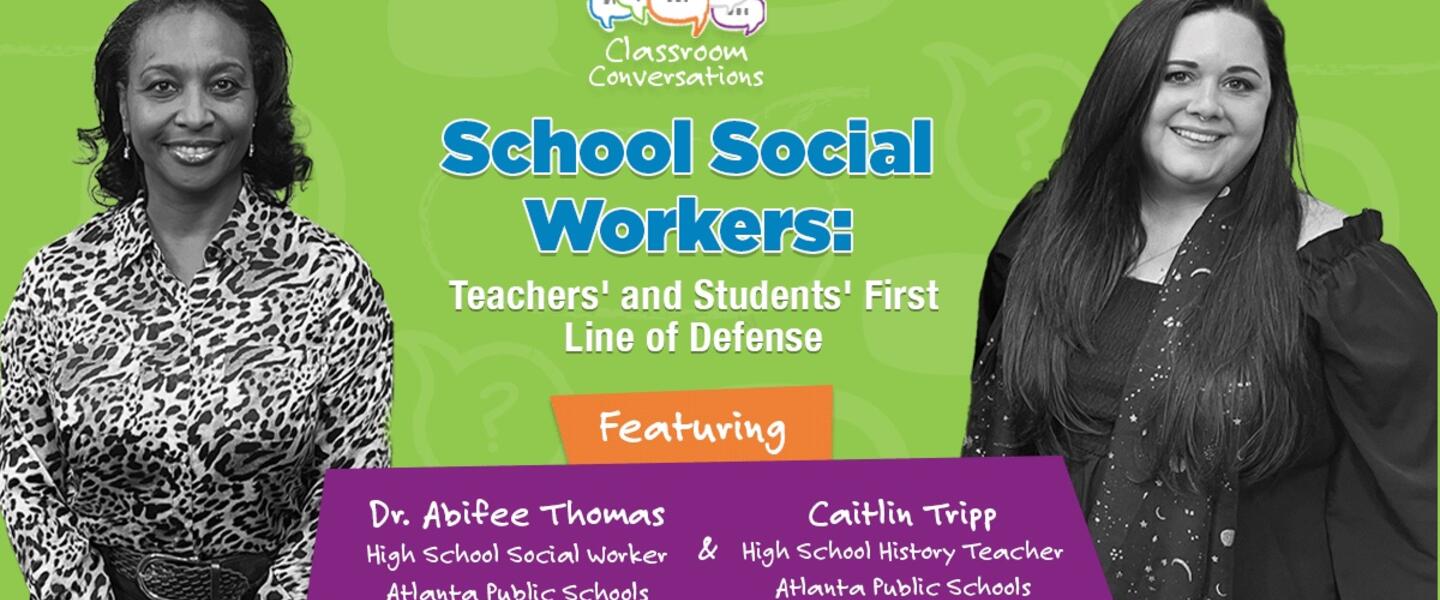 Dr. Afibee Thomas and Caitlin Tripp in Classroom Conversations
