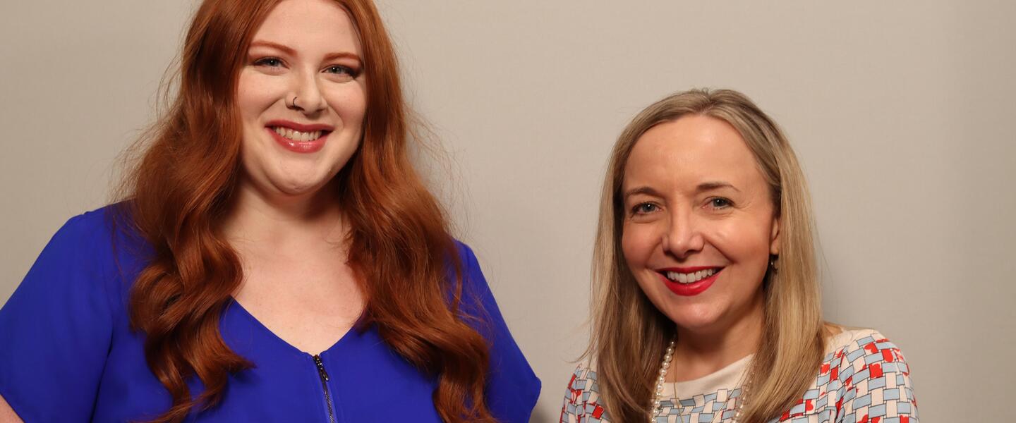Morgan Trevino (left) and Laura Peterson (right)