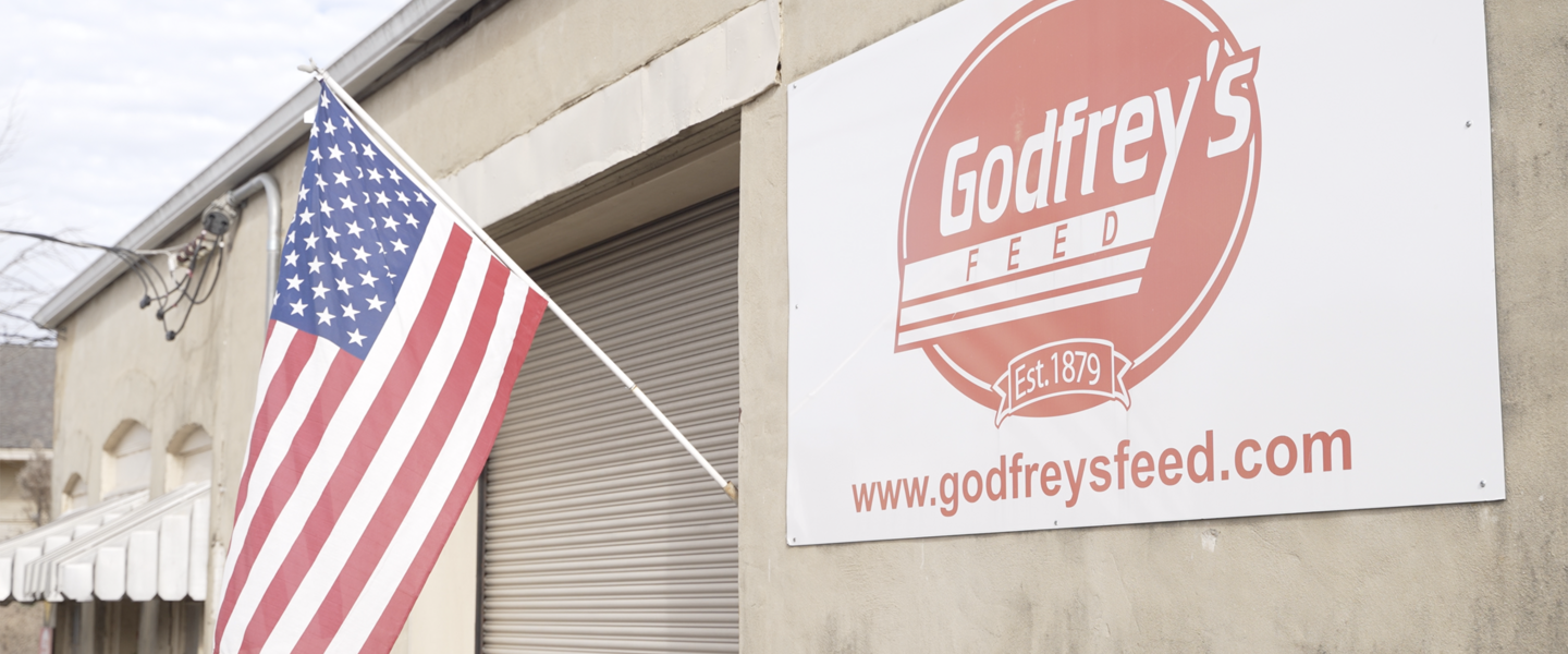 Godfrey's Feed Sign