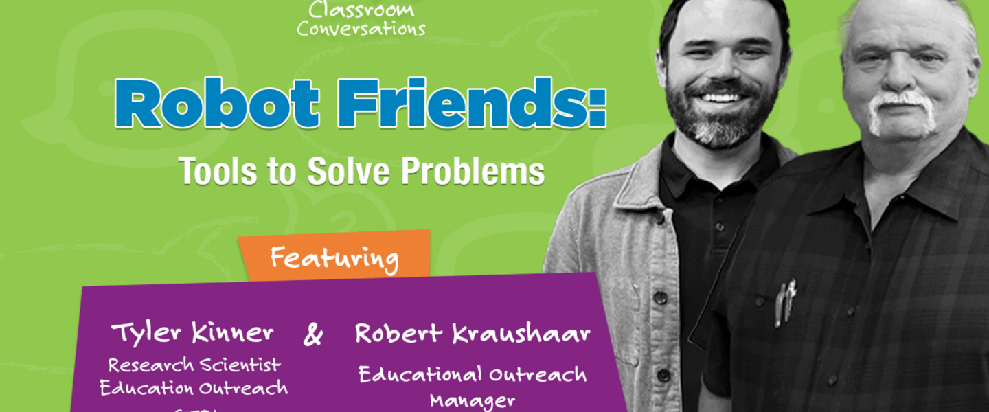 Tyler Kinner and Robert Kraushaar in Classroom Conversations