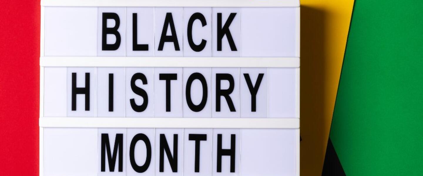 "Black History Month" lightbox.