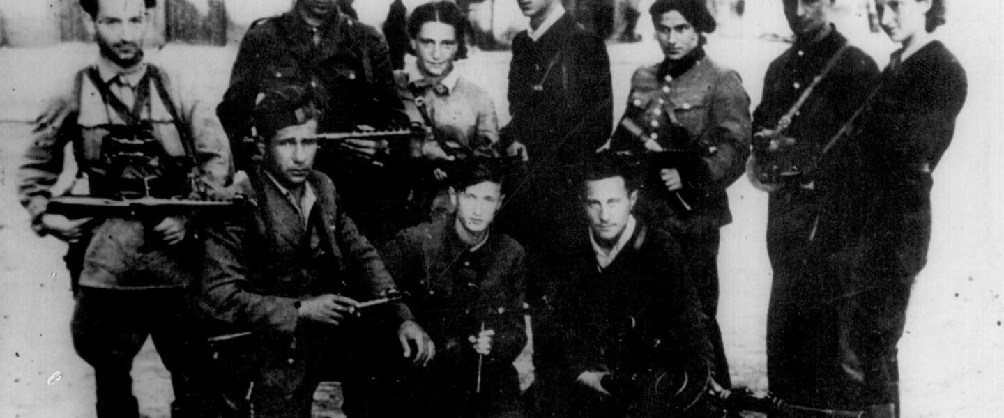 Jewish resistance fighters during WWII.