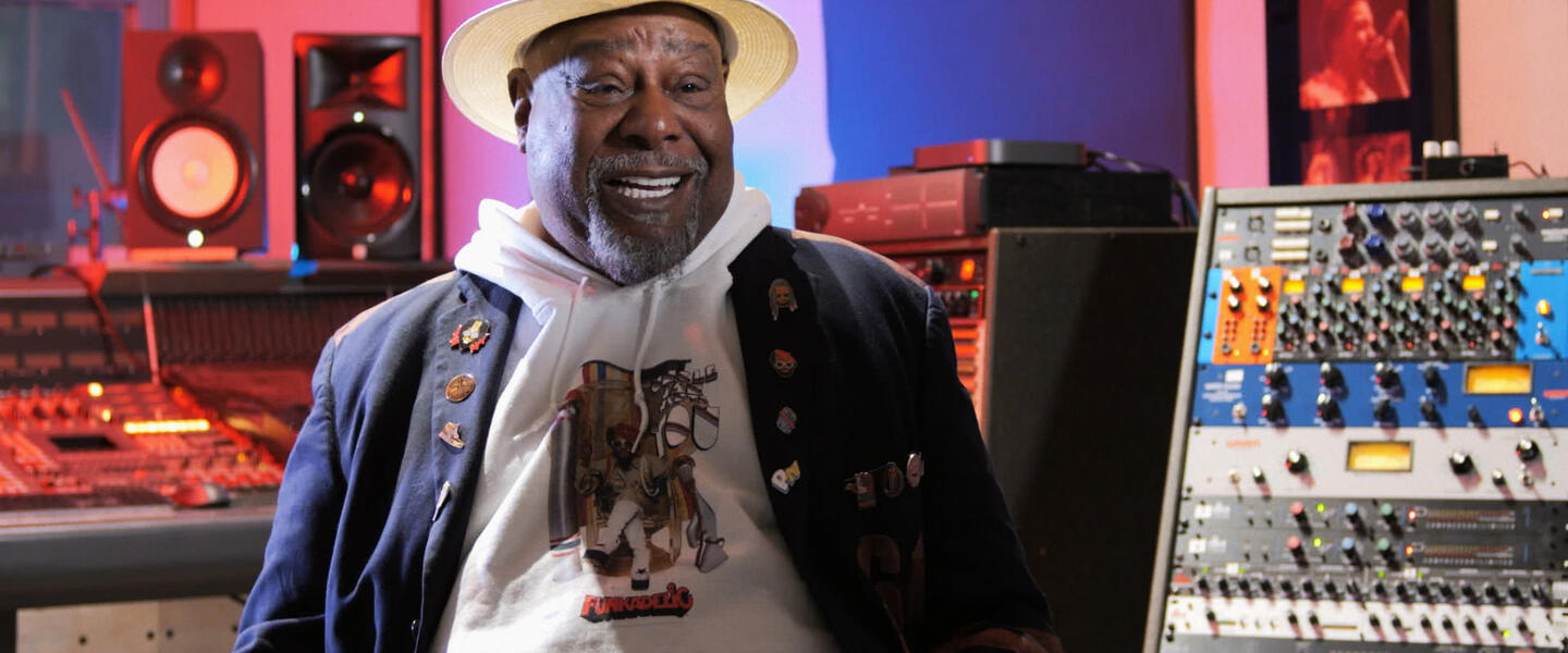Musician and lead of Parliament-Funkadelic, George Clinton.