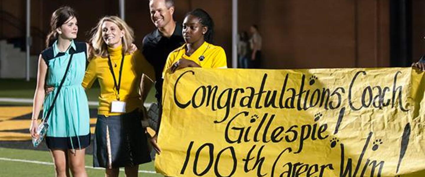 Valdosta HC Rance Gillespie's 100th career win was earned through Friday's 41-14 win over Newton. Photo courtesy of Mike Chapman Valdosta HC Rance Gillespie's 100th career win was earned through Friday's 41-14 win over Newton. Photo courtesy of Mike Chapman