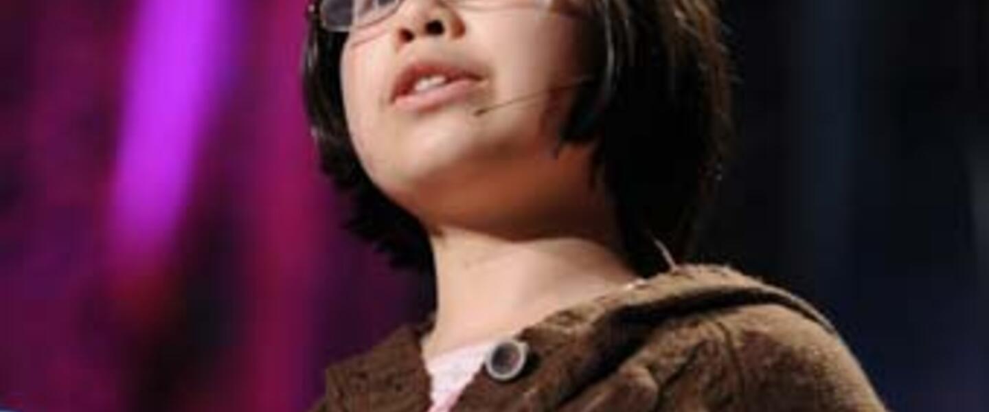 Adora Svitak gives a TEDtalk. Adora Svitak gives a TEDtalk.