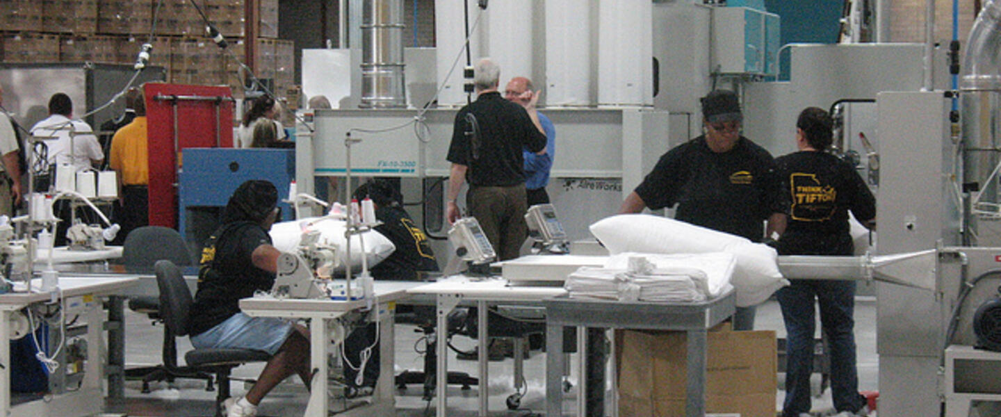 American Textile Company has seen high demand for its products manufactured in Tifton American Textile Company has seen high demand for its products manufactured in Tifton