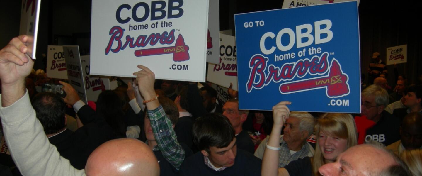 (photo: Saporta Report) The Atlanta Braves New Home is Cobb County (photo: Saporta Report) The Atlanta Braves New Home is Cobb County