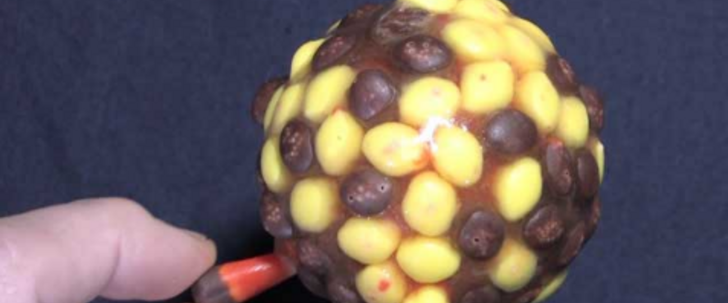 NASA Astronaut Don Pettit used Candy Corn to conduct experiements in space. (Photo: Don Pettit, ScienceFriday.com) NASA Astronaut Don Pettit used Candy Corn to conduct experiements in space. (Photo: Don Pettit, ScienceFriday.com)