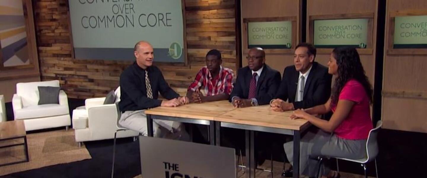 Carlos Contreras/Intel Corp. with Teachers, Parent and a High School Student Talking about Common Core Carlos Contreras/Intel Corp. with Teachers, Parent and a High School Student Talking about Common Core