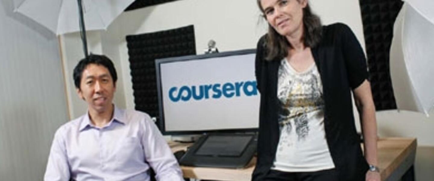 Andrew Ng & Daphne Koller created Coursera to Literally Change the World of Higher Learning Andrew Ng & Daphne Koller created Coursera to Literally Change the World of Higher Learning