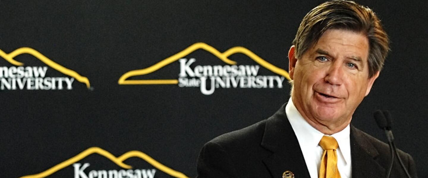 Dr. Dan Papp Delivers Great News About Kennesaw State University Dr. Dan Papp Delivers Great News About Kennesaw State University