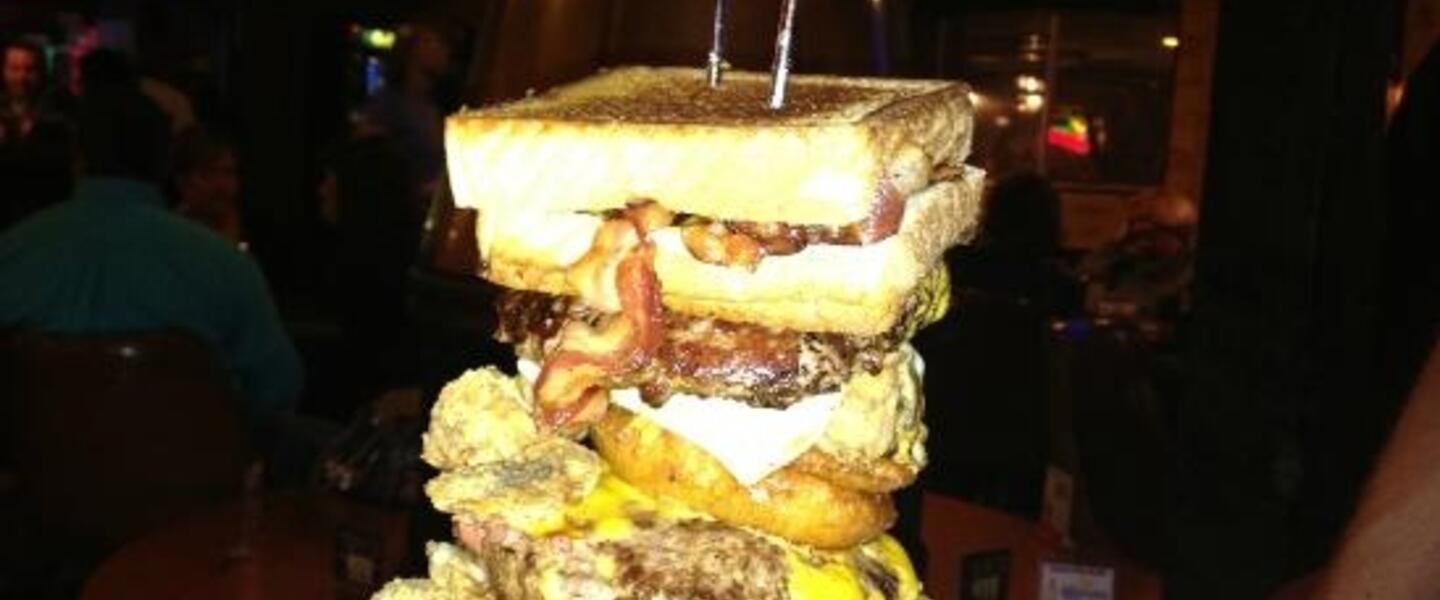 Shipwreck Sandwhich from the Warf Restaurant in Decatur, GA Shipwreck Sandwhich from the Warf Restaurant in Decatur, GA