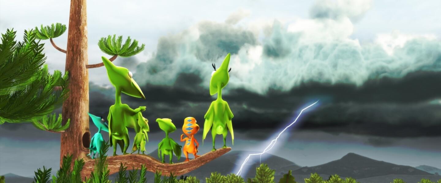 The kids learn about forest fires. (IMAGE: The Jim Henson Company. All Rights Reserved.) The kids learn about forest fires. (IMAGE: The Jim Henson Company. All Rights Reserved.)