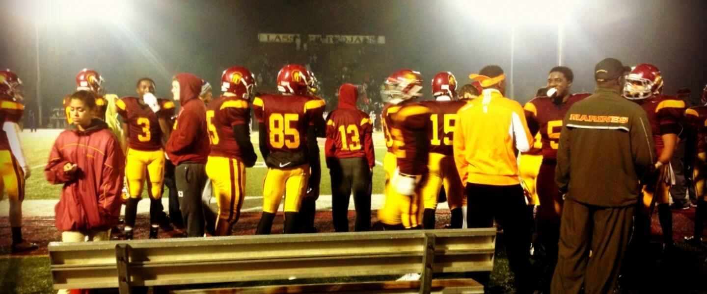 The Lassiter Trojans fell to the Peachtree Ridge Lions in a rainy first round playoff meeting. The Lassiter Trojans fell to the Peachtree Ridge Lions in a rainy first round playoff meeting.