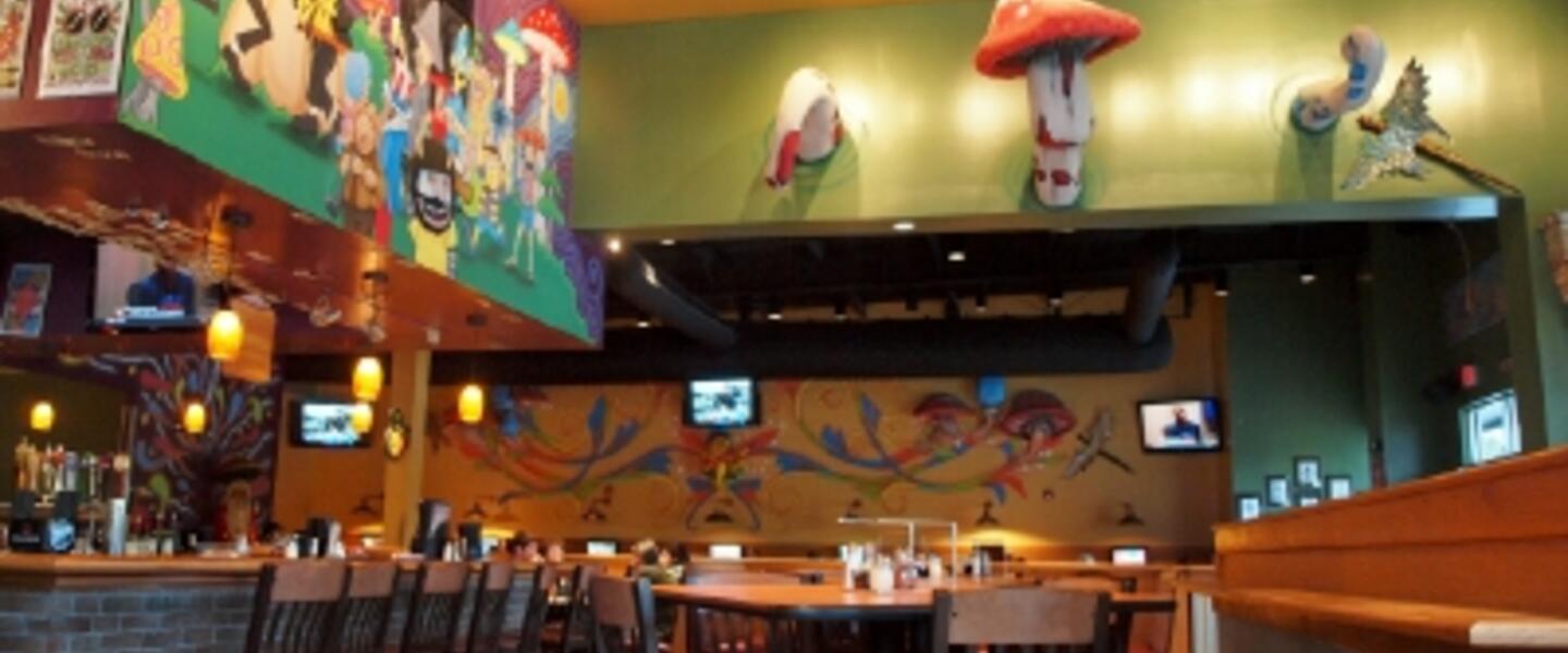Mellow Mushroom opened its first restaurant in Atlanta in 1974. Mellow Mushroom opened its first restaurant in Atlanta in 1974.