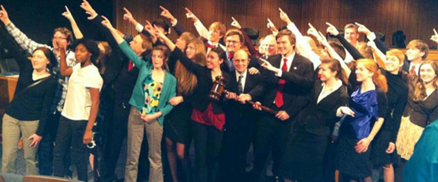 Georgia's Mock Trial Team State Champs (via their Facebook page) Georgia's Mock Trial Team State Champs (via their Facebook page)