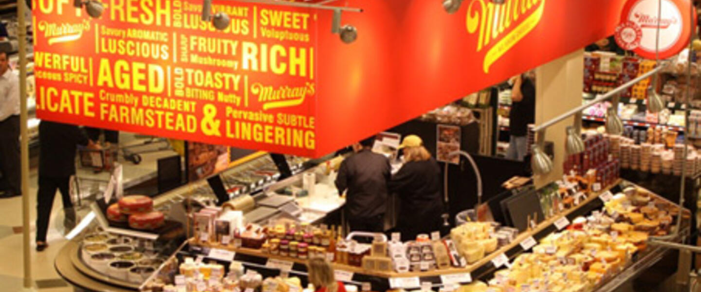 Kroger Marketplace has partnered with Murray's Cheese.