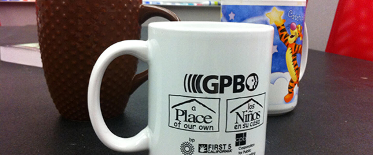 New Media team mugs... our loyal friends.