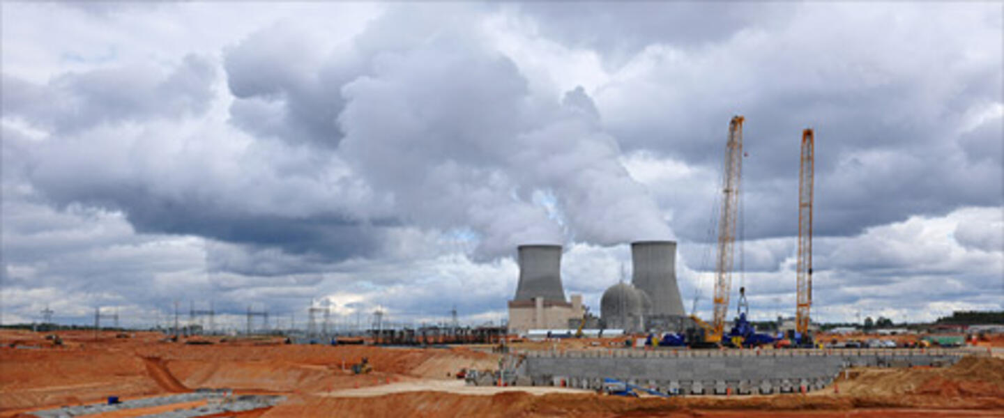 Construction site at Plant Vogtle