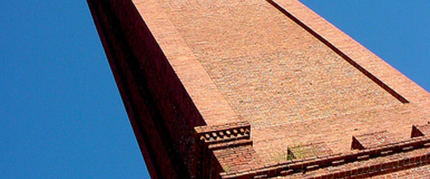 In Augusta, the original chimney of the Confederate Power Works still stands. (photo courtesy Sir Mildred Pierce) In Augusta, the original chimney of the Confederate Power Works still stands. (photo courtesy Sir Mildred Pierce)