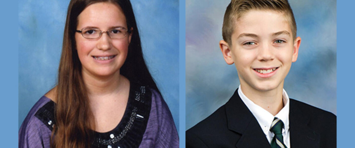 Rachael Cundey and Nicholas Poulos are competing in the 2013 Scripps National Spelling Bee in Washington, D.C. Rachael Cundey and Nicholas Poulos are competing in the 2013 Scripps National Spelling Bee in Washington, D.C.