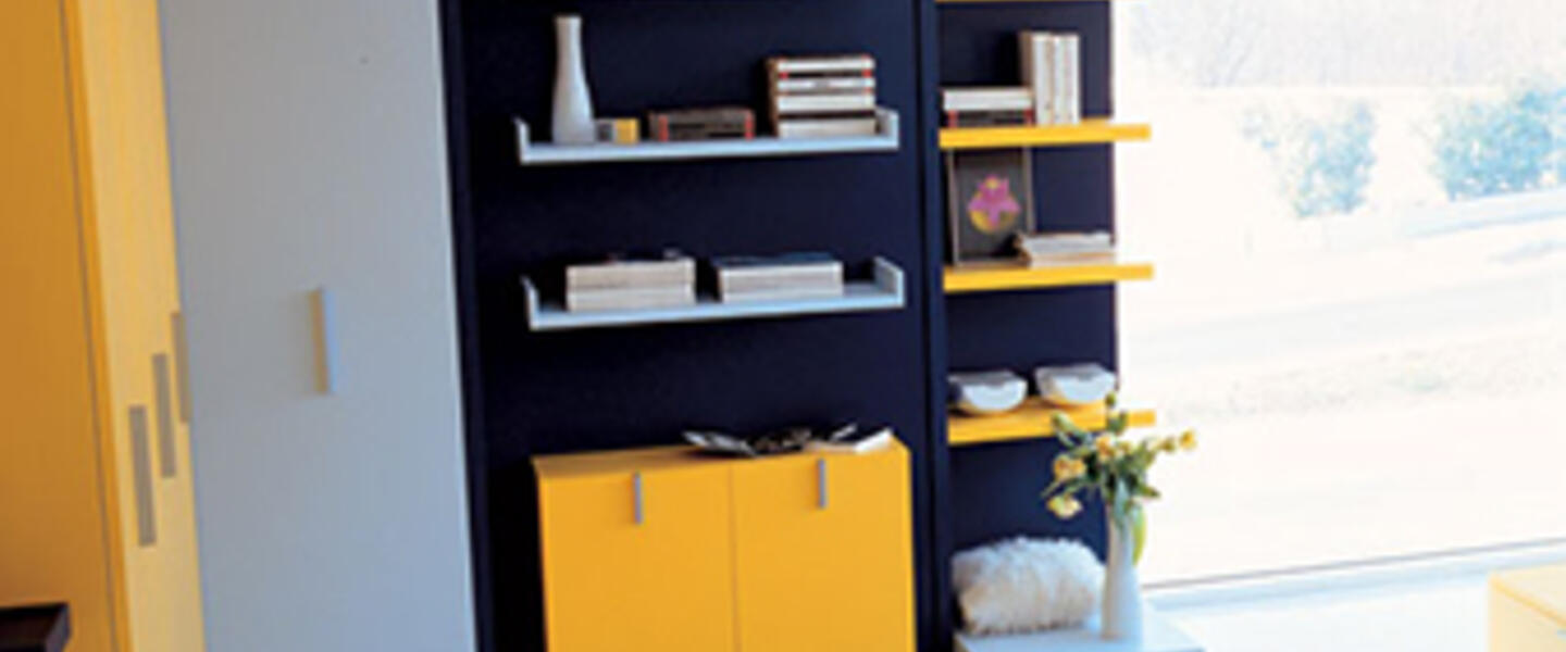 Check out this cool bed from Resource Furniture.  Trust me.  That's totally a bed.