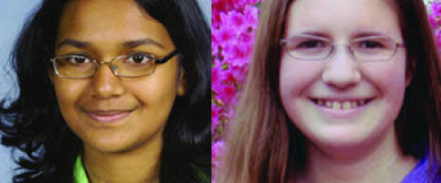 Simola Nayak (left) and Rachael Cundey (right) are Georgia's representatives to the National Spelling Bee. Simola Nayak (left) and Rachael Cundey (right) are Georgia's representatives to the National Spelling Bee.