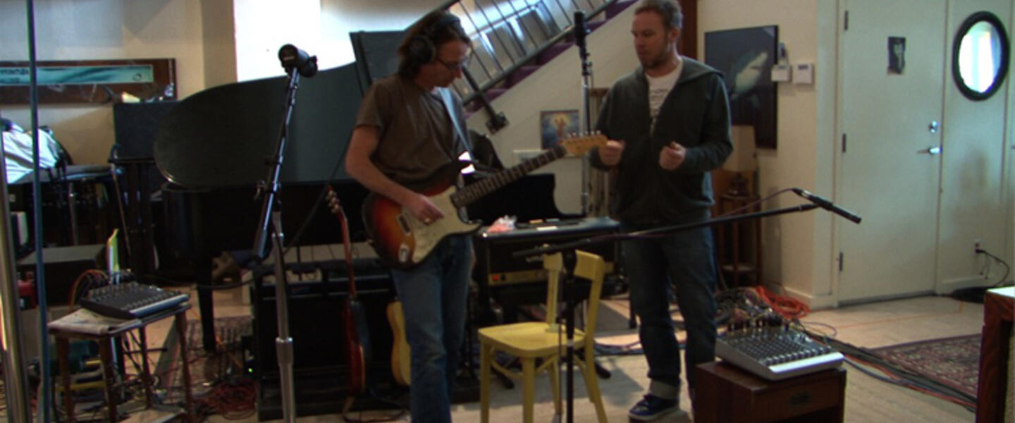 Pearl Jam guitarist Stone Gossard and bassist Jeff Ament. Photo courtesy of Cameron Crowe. Pearl Jam guitarist Stone Gossard and bassist Jeff Ament. Photo courtesy of Cameron Crowe.