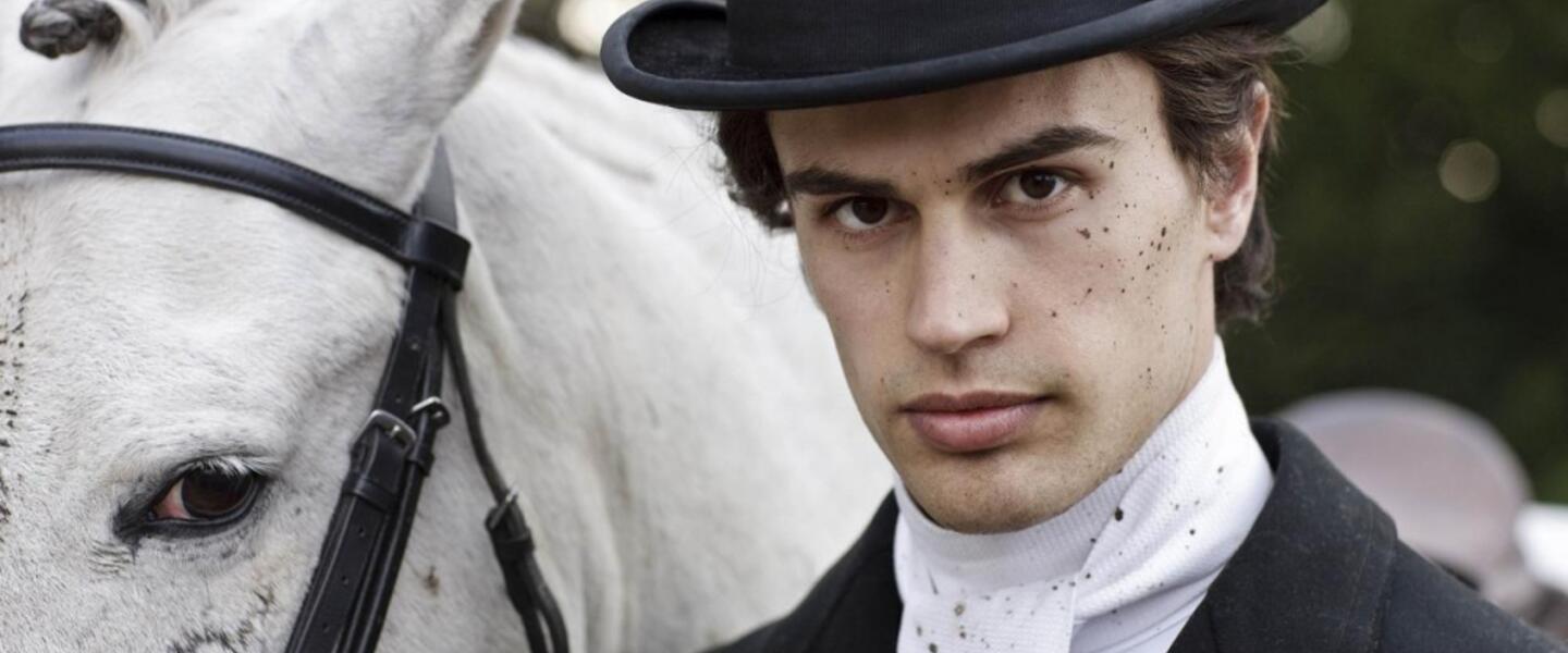 Downton Abbey was Theo James' second acting job. Downton Abbey was Theo James' second acting job.