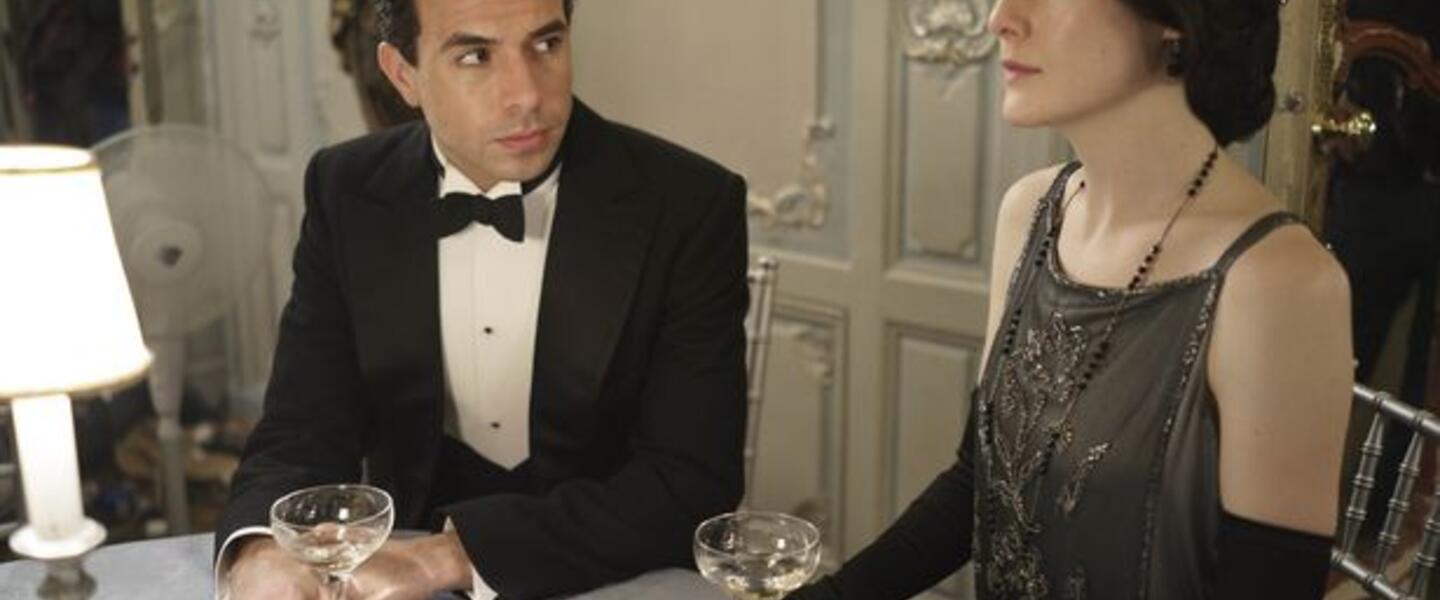 Lord Gillingham (played by Tom Cullen) has his eyes on Lady Mary. Lord Gillingham (played by Tom Cullen) has his eyes on Lady Mary.